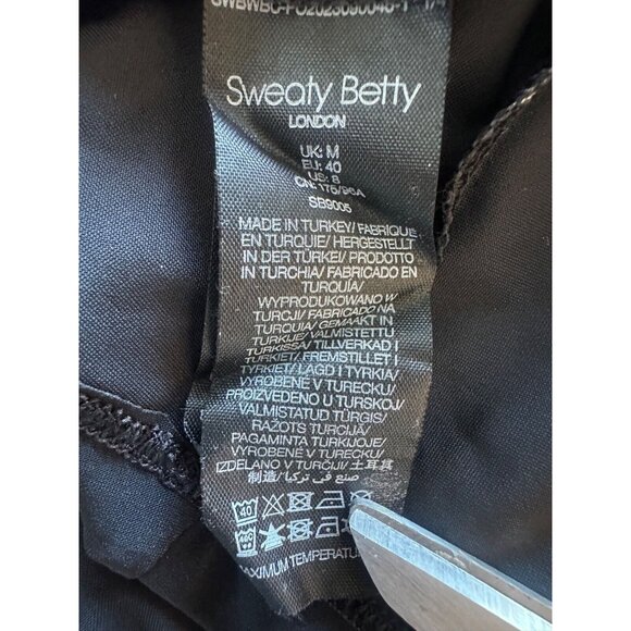 Sweaty Betty Women's M/8 Black Athletic Lightweight Explorer Maxi Dress Pockets - Picture 9 of 10